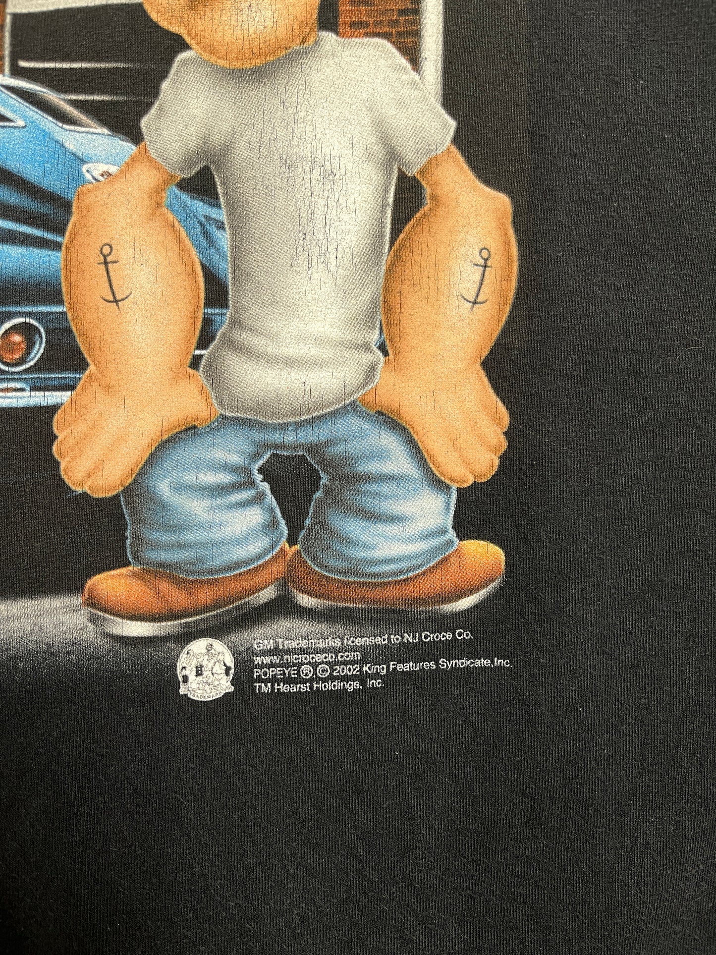 2002 Popeye T-shirt - Talla XL