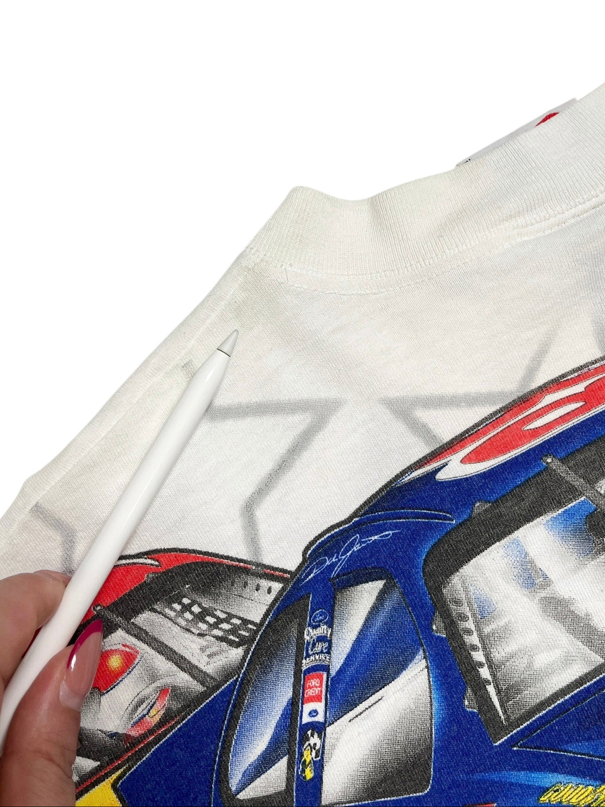 1999 NASCAR Dale Jarrett T-Shirt - Talla L