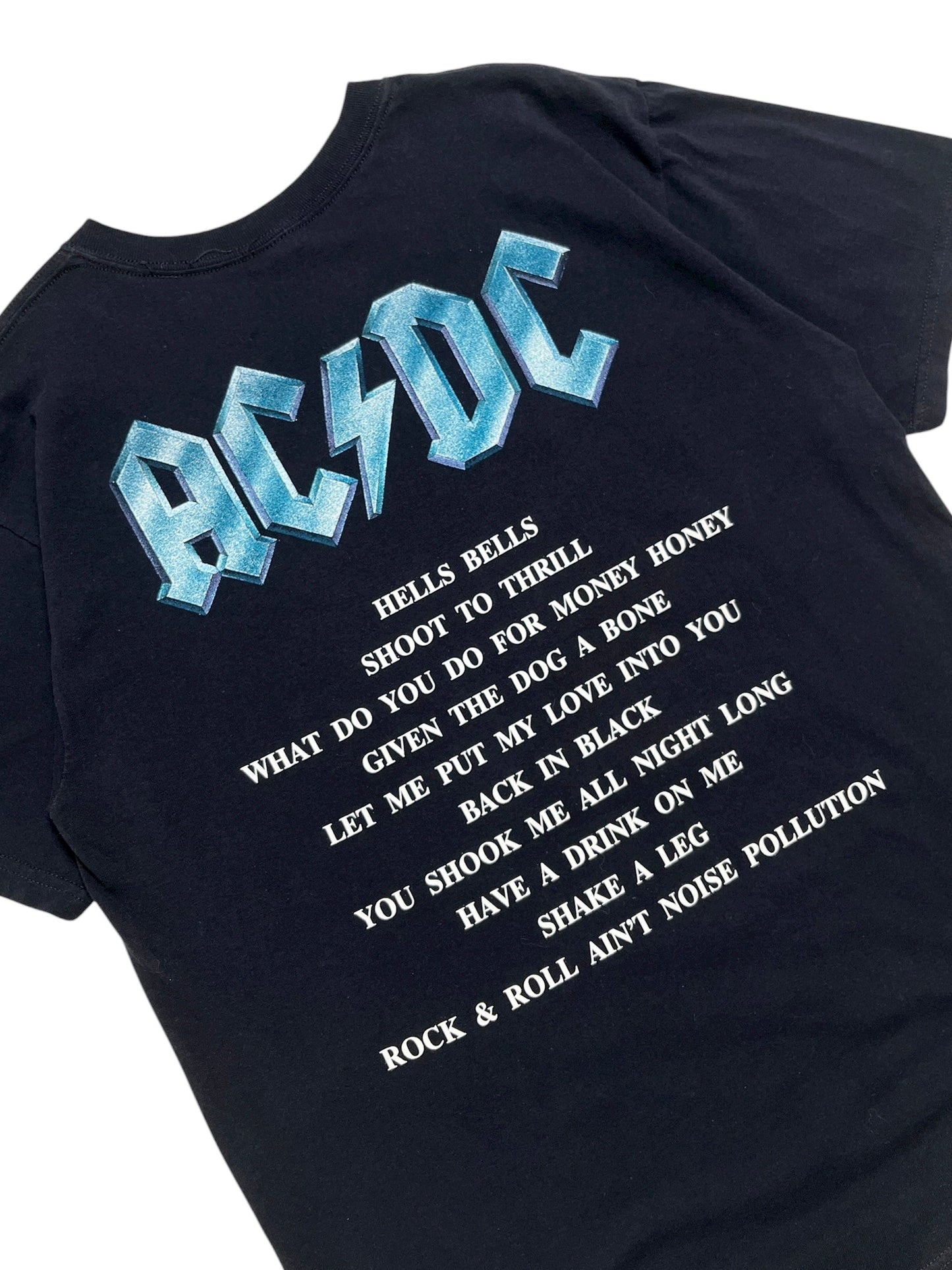 1996 AC/DC Back In Black T-Shirt - Talla L