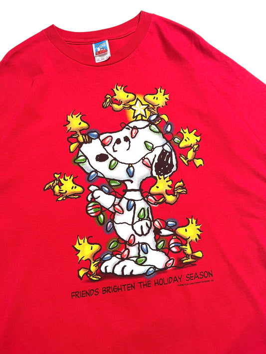 1990s Snoopy Navidad T-shirt - Talla XXL