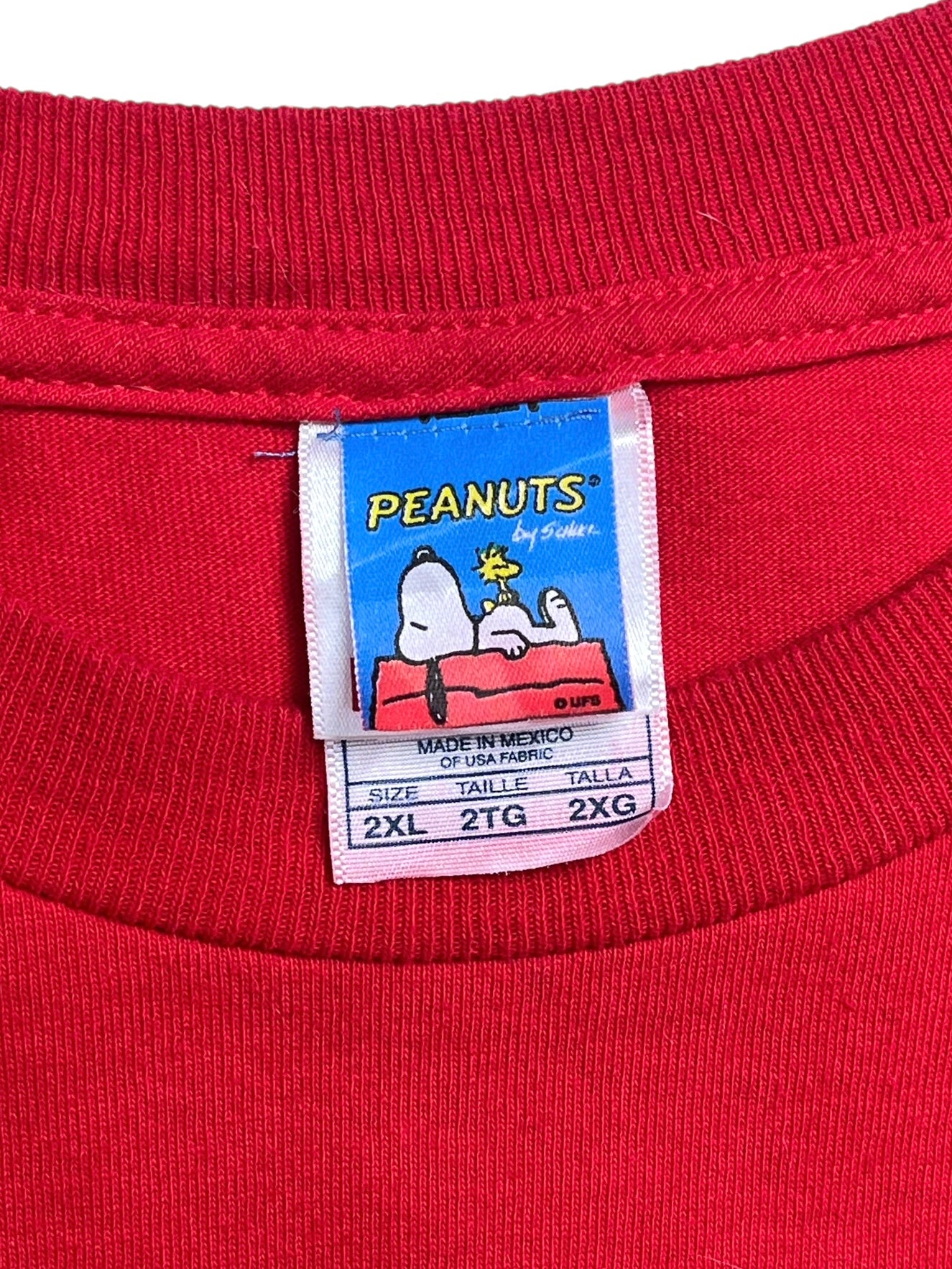 1990s Snoopy Navidad T-shirt - Talla XXL