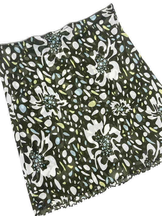 Y2K Street One Falda Corta Stretch Floral - Talla S/M