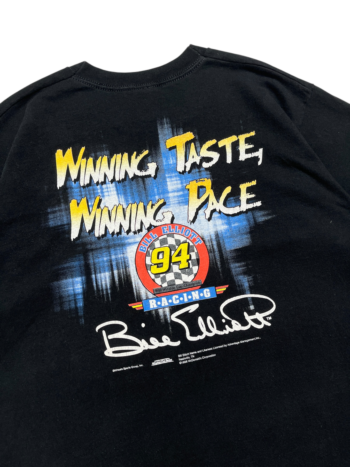 1998 Bill Elliot x Mac Donald’s T-shirt - Talla XL