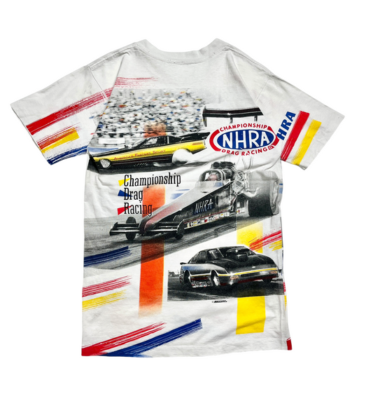 1990s Championship Drag Racing T-shirt - Talla S