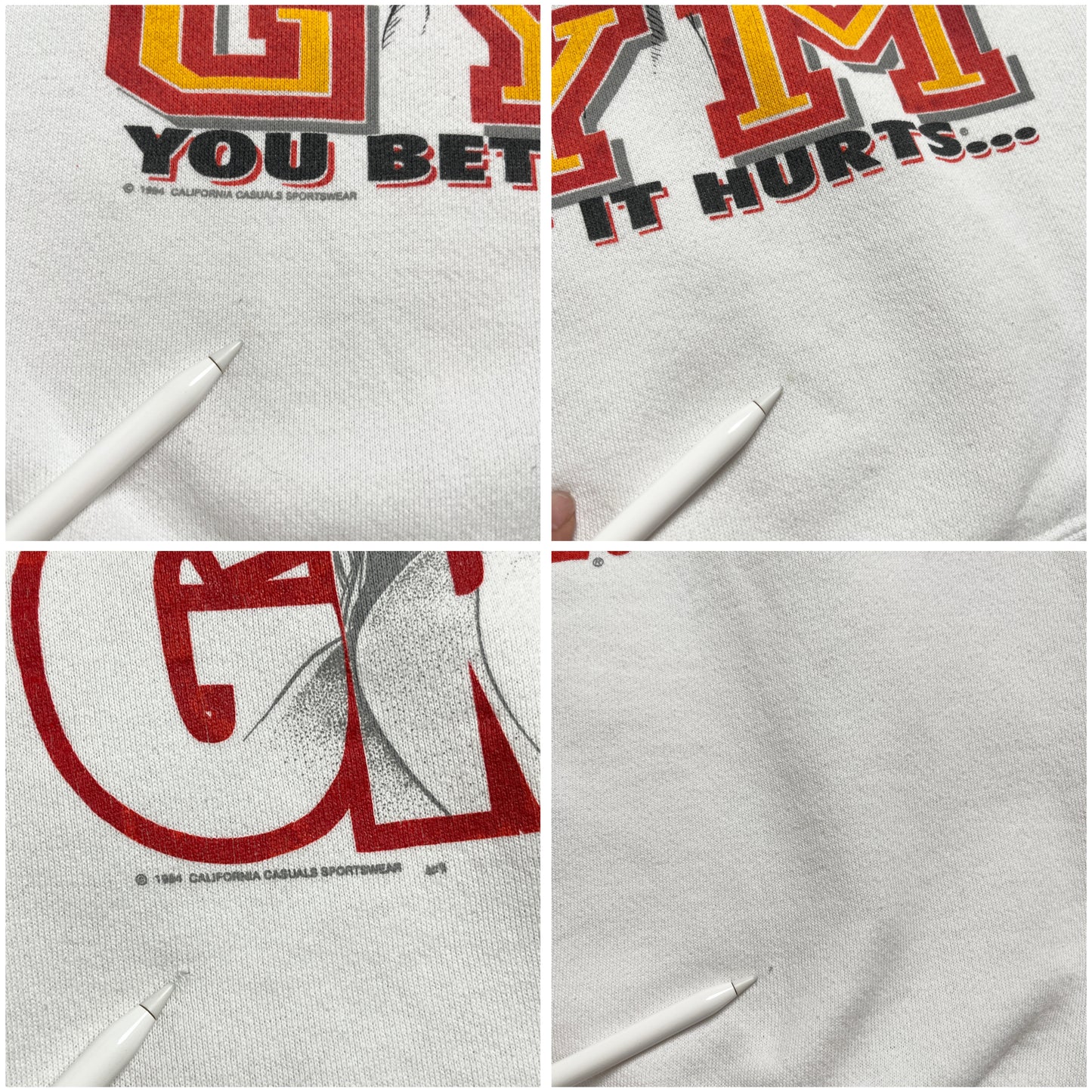 1994 Jesus Rock Solid Gym Sweatshirt - Talla 2XL