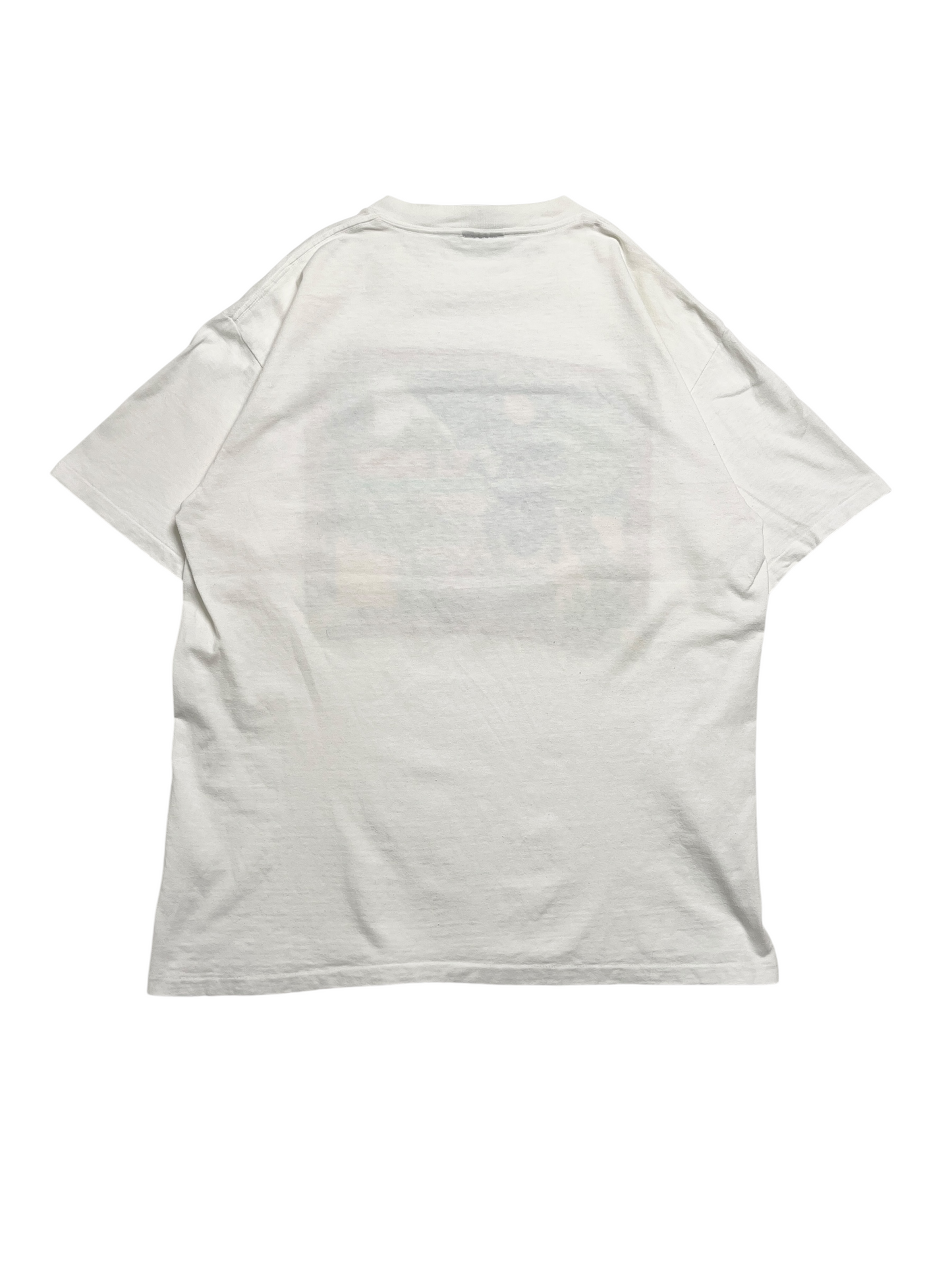 1990s Pass the sunscreen Art T-shirt - Talla L