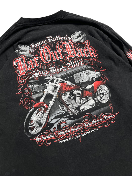 2007 Bike Week Manga Larga T-shirt - Talla L