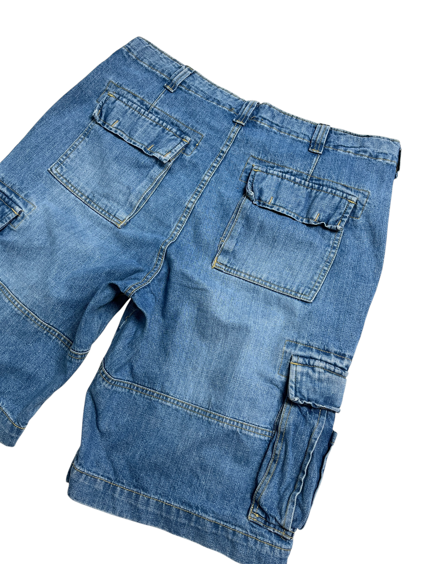 Paco Jeans Cargo Denim Short Azul - Talla 38