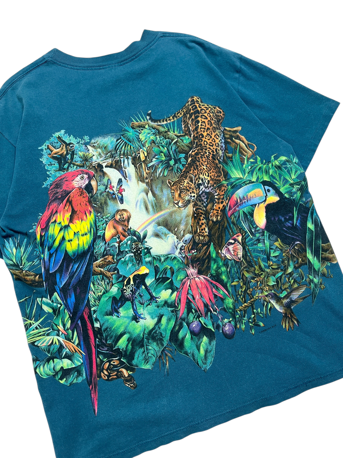 1990s Rainforest T-shirt - Talla L