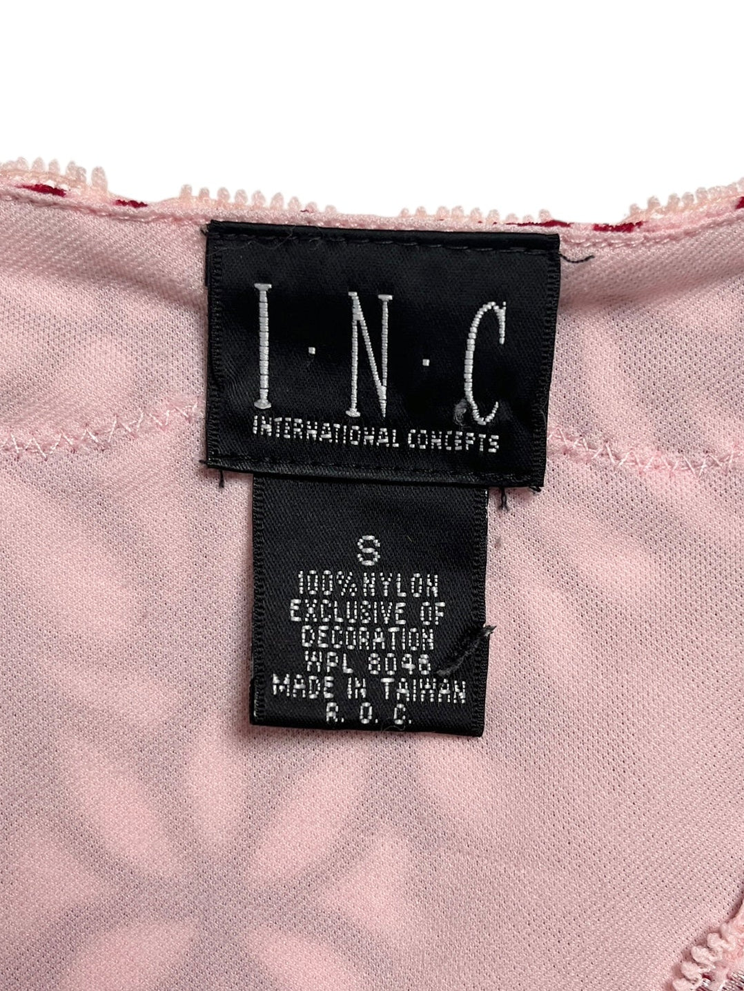 Y2K I.N.C Top cruzado estilo wrap con encaje - Talla S/M