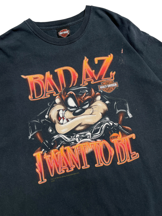 2004 Harley Davidson x Looney Tunes “Badaz I Want To Be” T-shirt - Talla XL