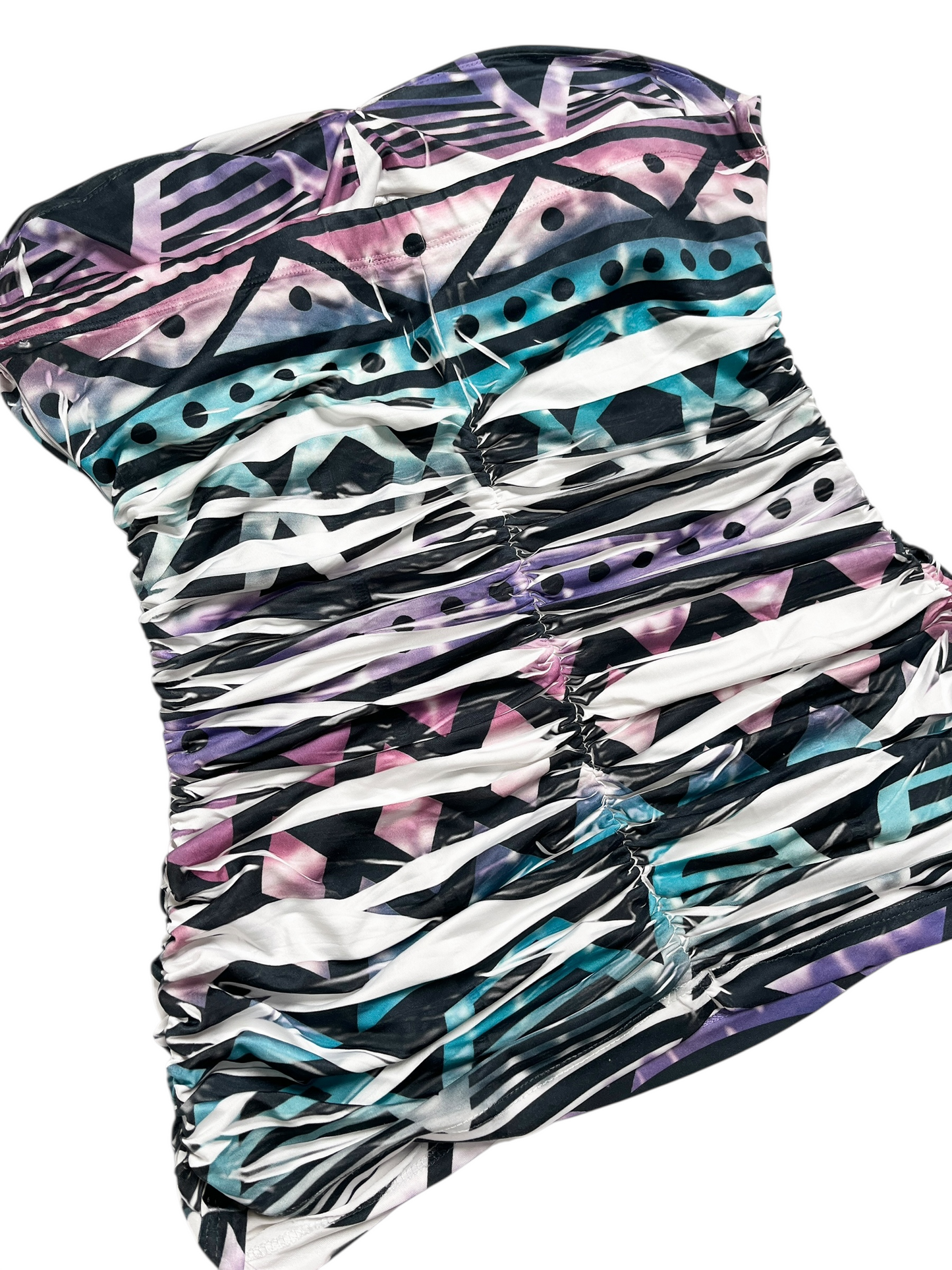 Y2K Dots Top Strapless - Talla M
