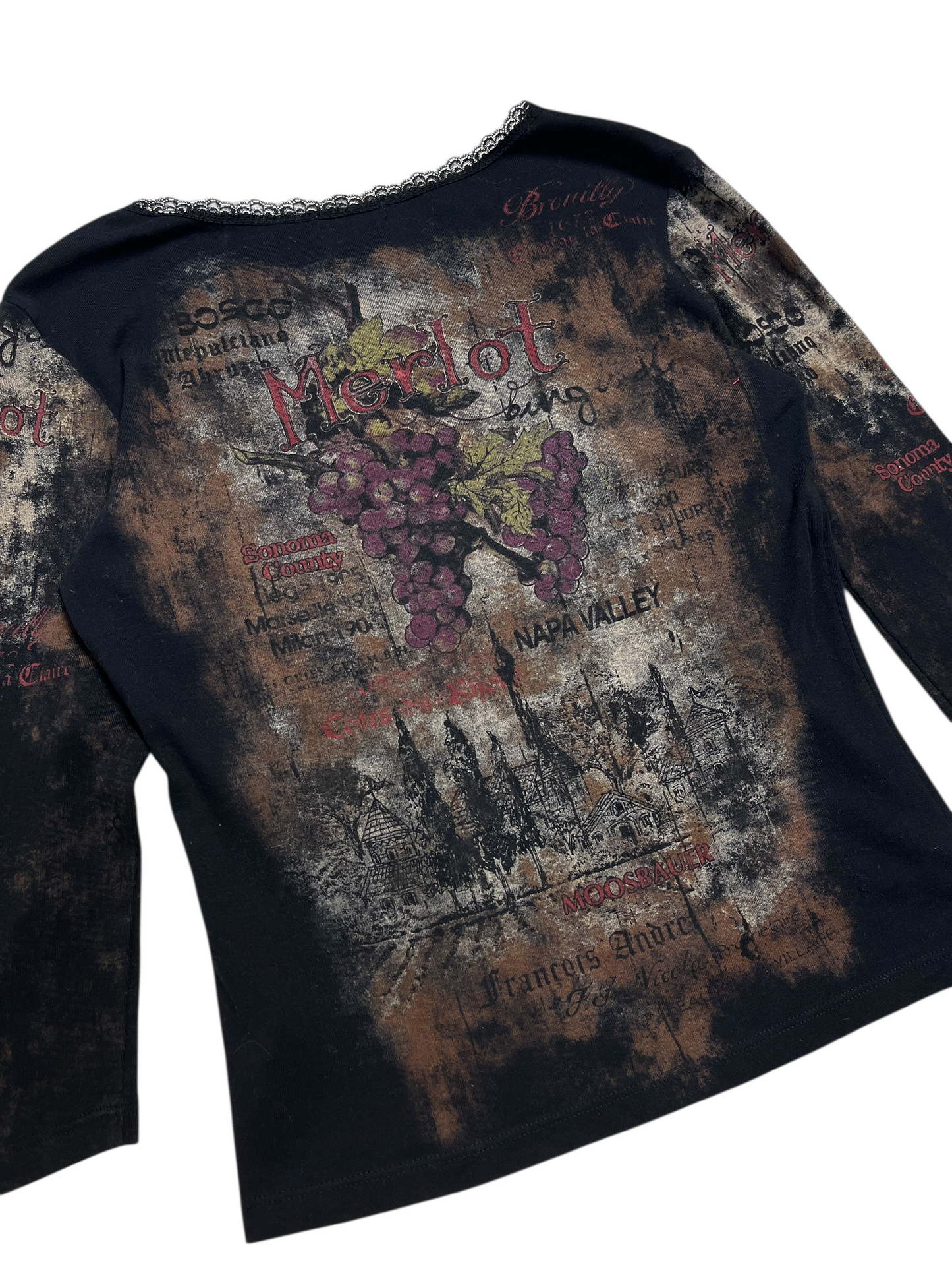 Y2K Cactus manga 3/4 Top - Talla S