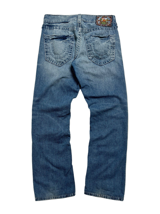 Y2K True Religion Jeans Chica Azul - Talla 30