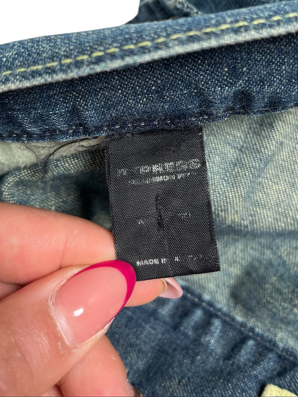 Y2K Express Falda de Jeans Azul - Talla M