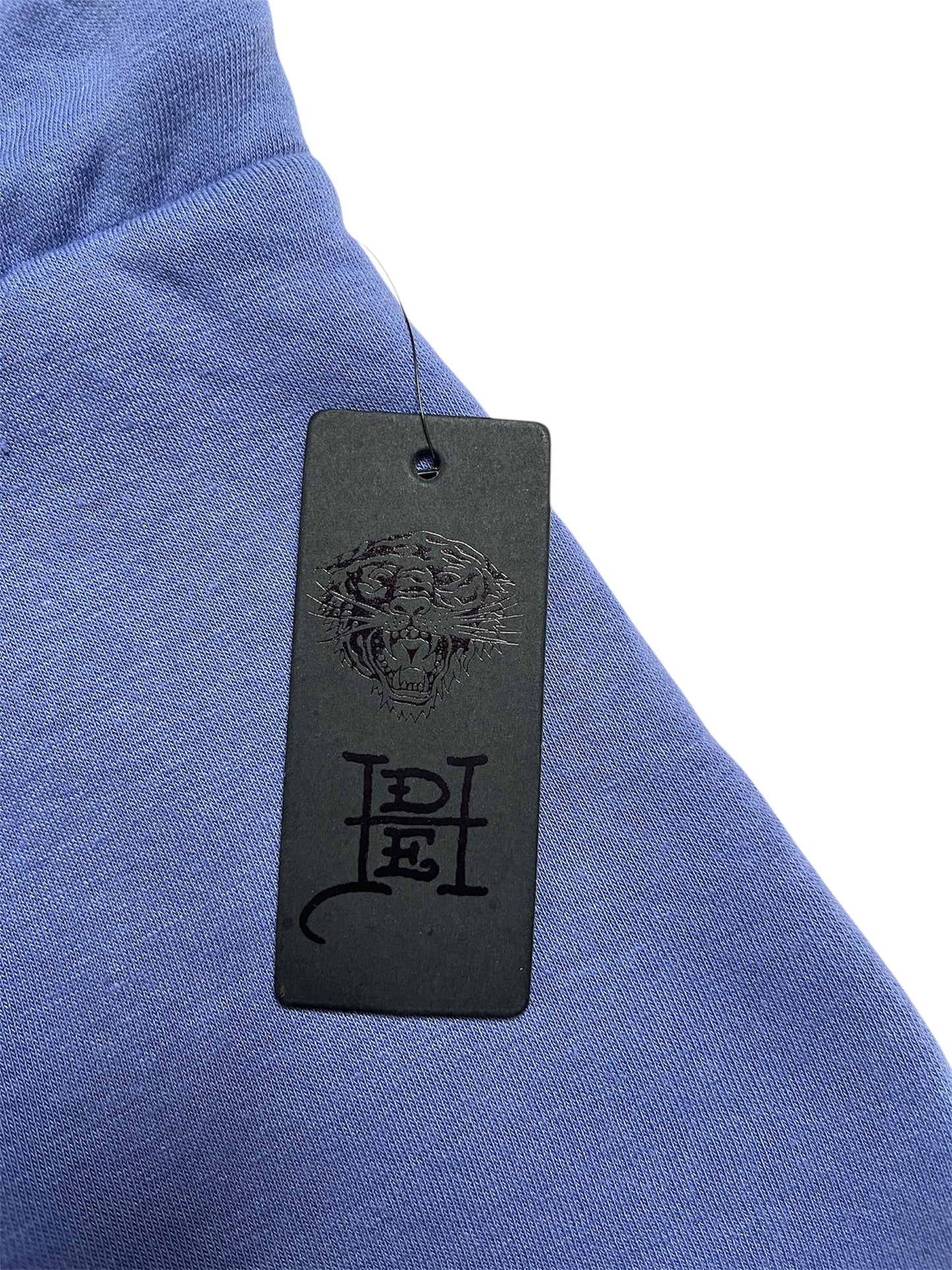 Y2K Ed Hardy Falda Jersey Azul Palido Nueva - Talla M