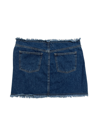 Y2K ilt Jeans Denim Falda - Talla S