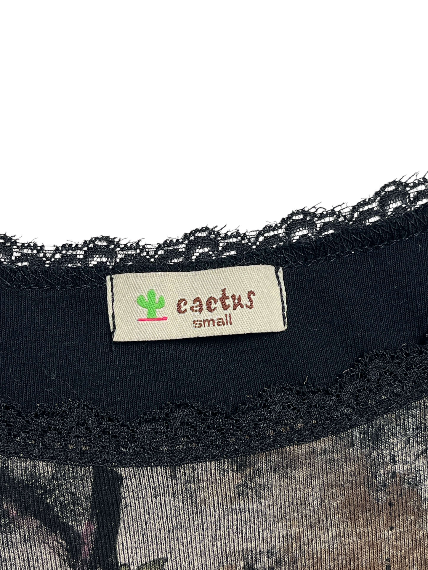 Y2K Cactus manga 3/4 Top - Talla S