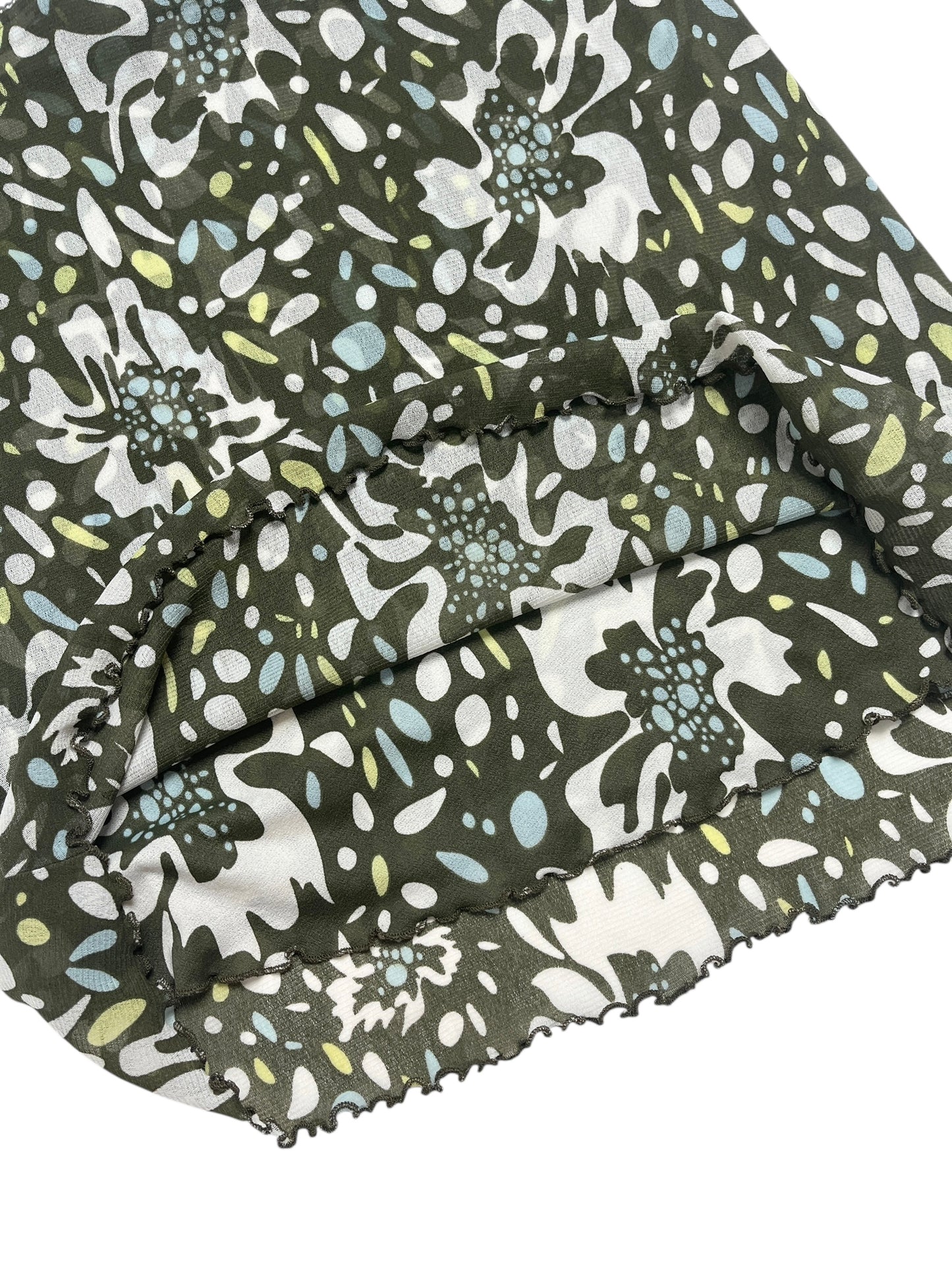 Y2K Street One Falda Corta Stretch Floral - Talla S/M