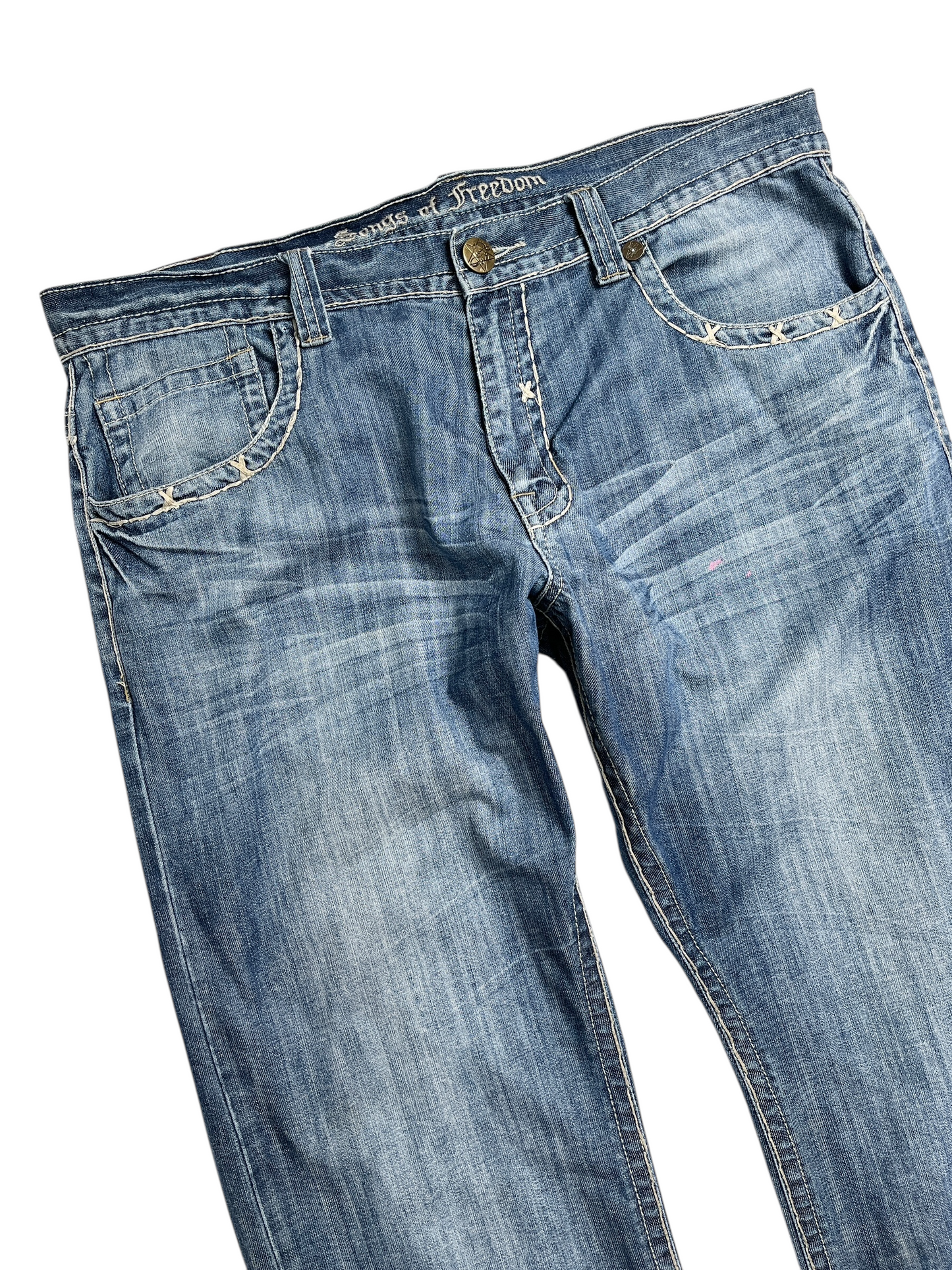 Y2K Songs Of Freedom Pants - Talla 40