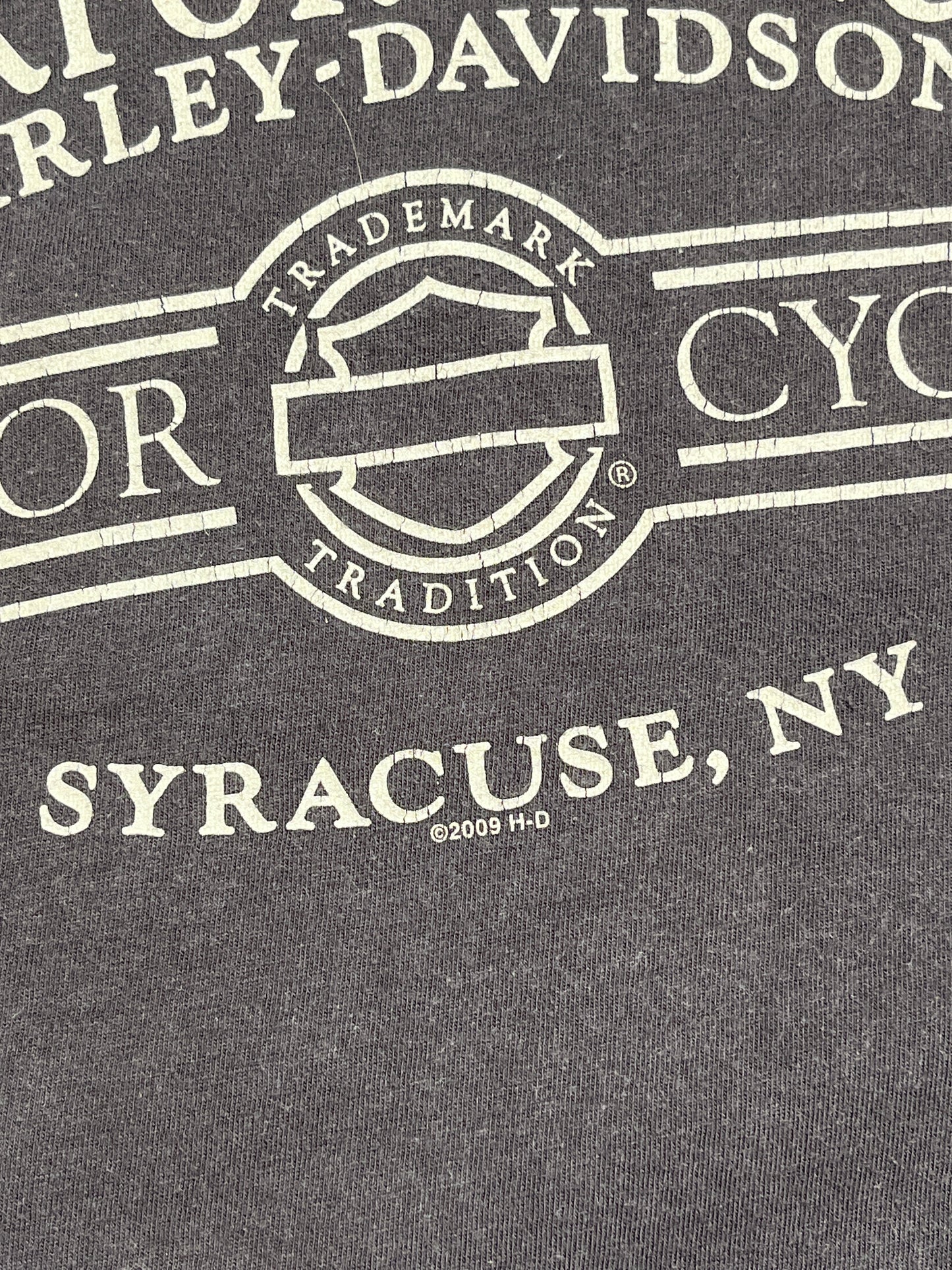2009 Harley Davidson Syracuse T-shirt - Talla M