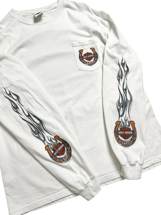 2007 Harley Davidson “Lucky” Manga Larga T-shirt - Talla XL