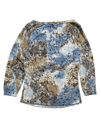 Y2K Byer Top Estampado Floral - Talla S/M
