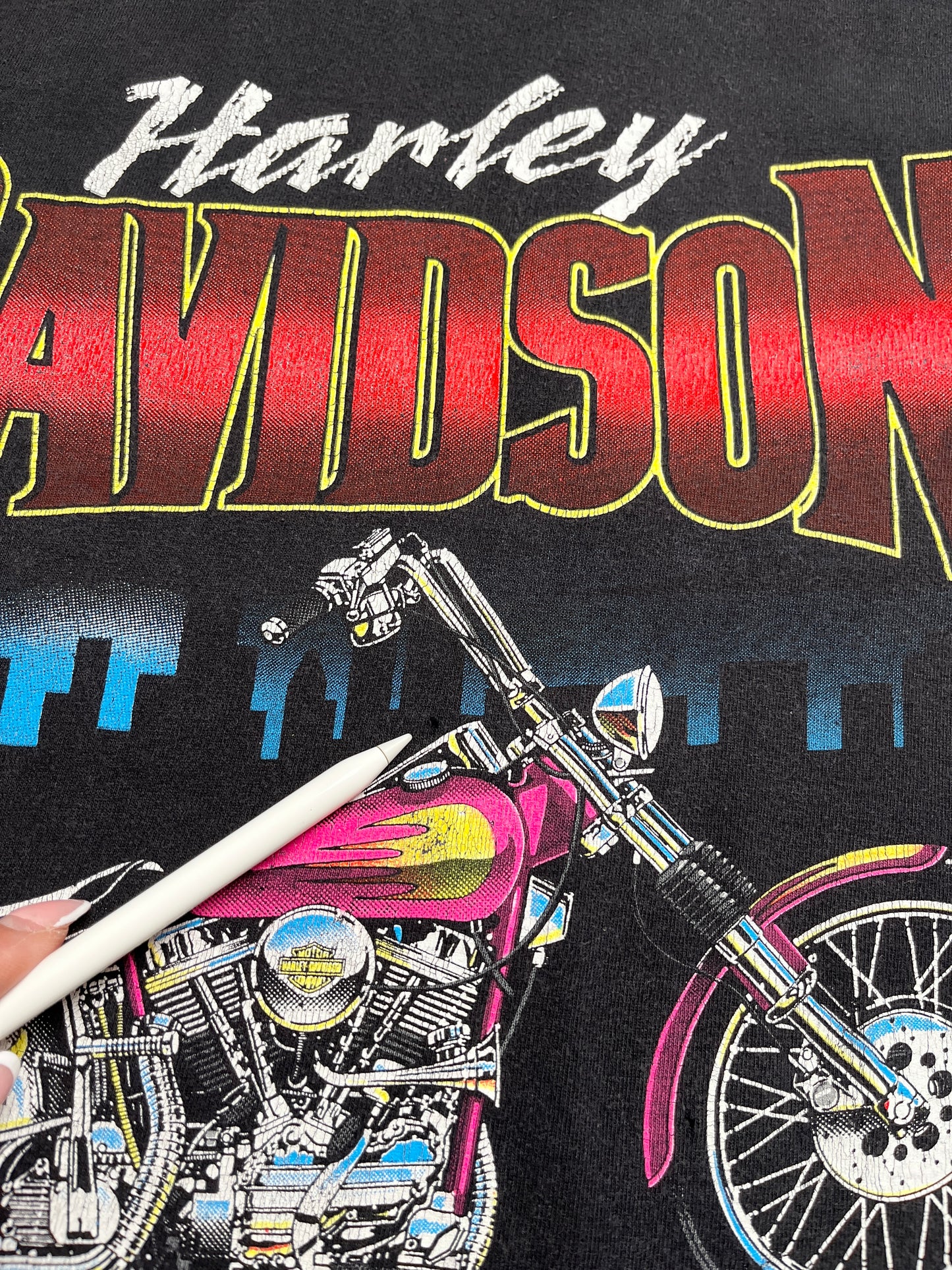 1991 Harley Davidson Chopper Top Tank - Talla S