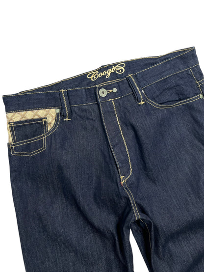 Y2K Coogi Baggy Denim Pant Azul Oscuro (NUEVO) - Talla 38