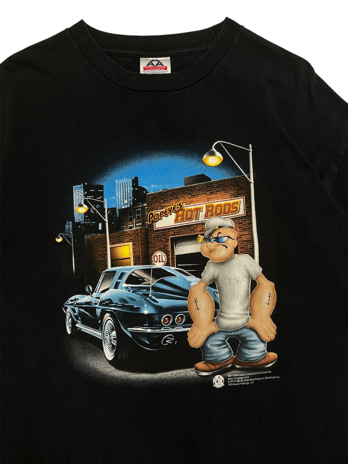 2002 Popeye T-shirt - Talla XL