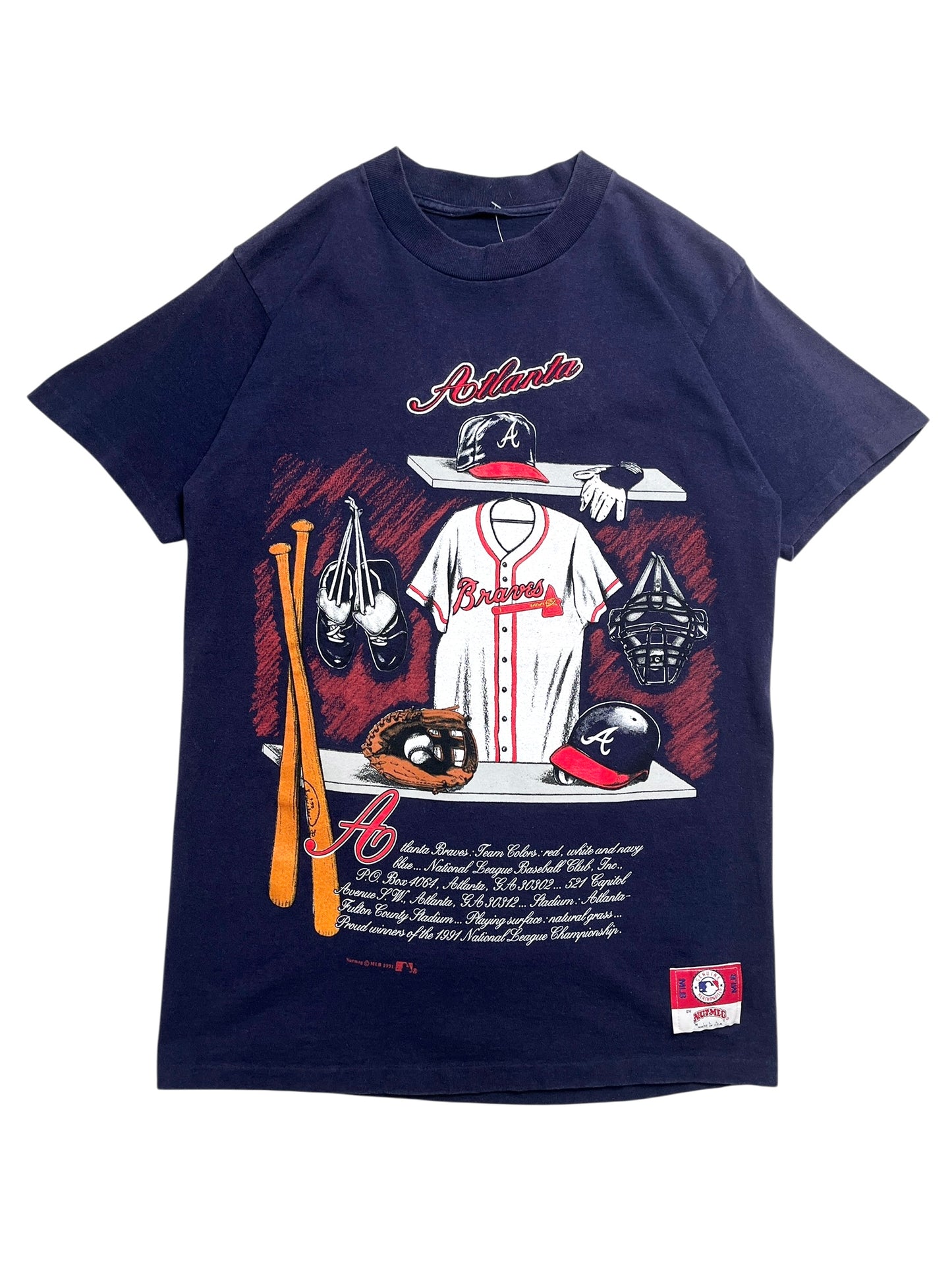 1991 Atlanta Braves T-shirt - Talla S