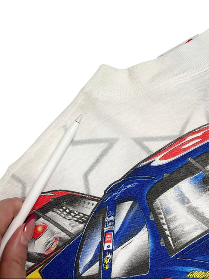 1999 NASCAR Dale Jarrett T-Shirt - Talla L