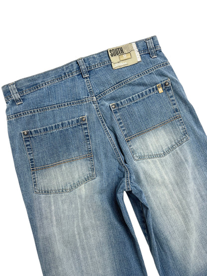 Y2K Southpole Baggy Denim Pant Azul - Talla 37