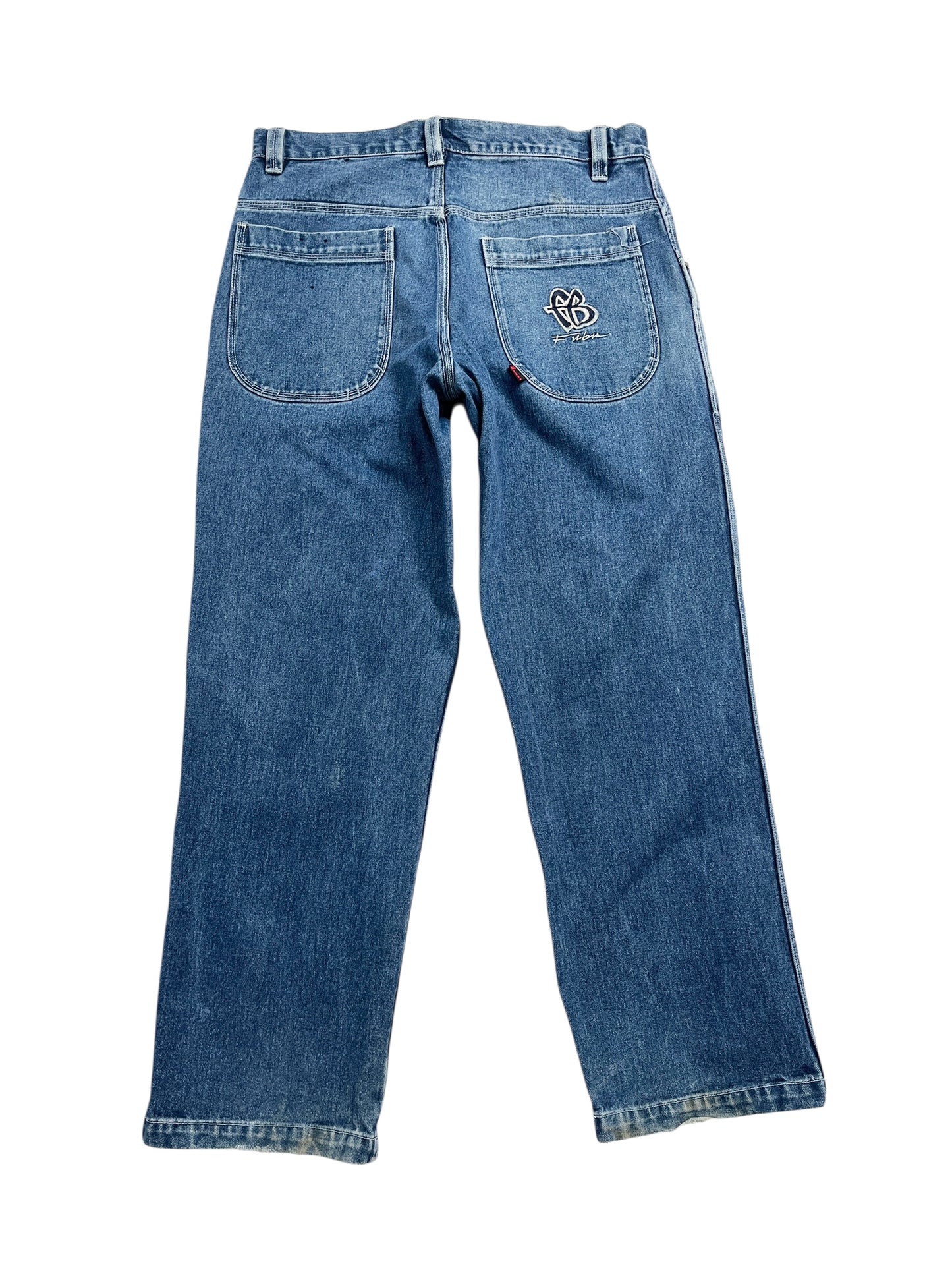 Y2K Fubu Baggy Denim Pant Azul- Talla 38