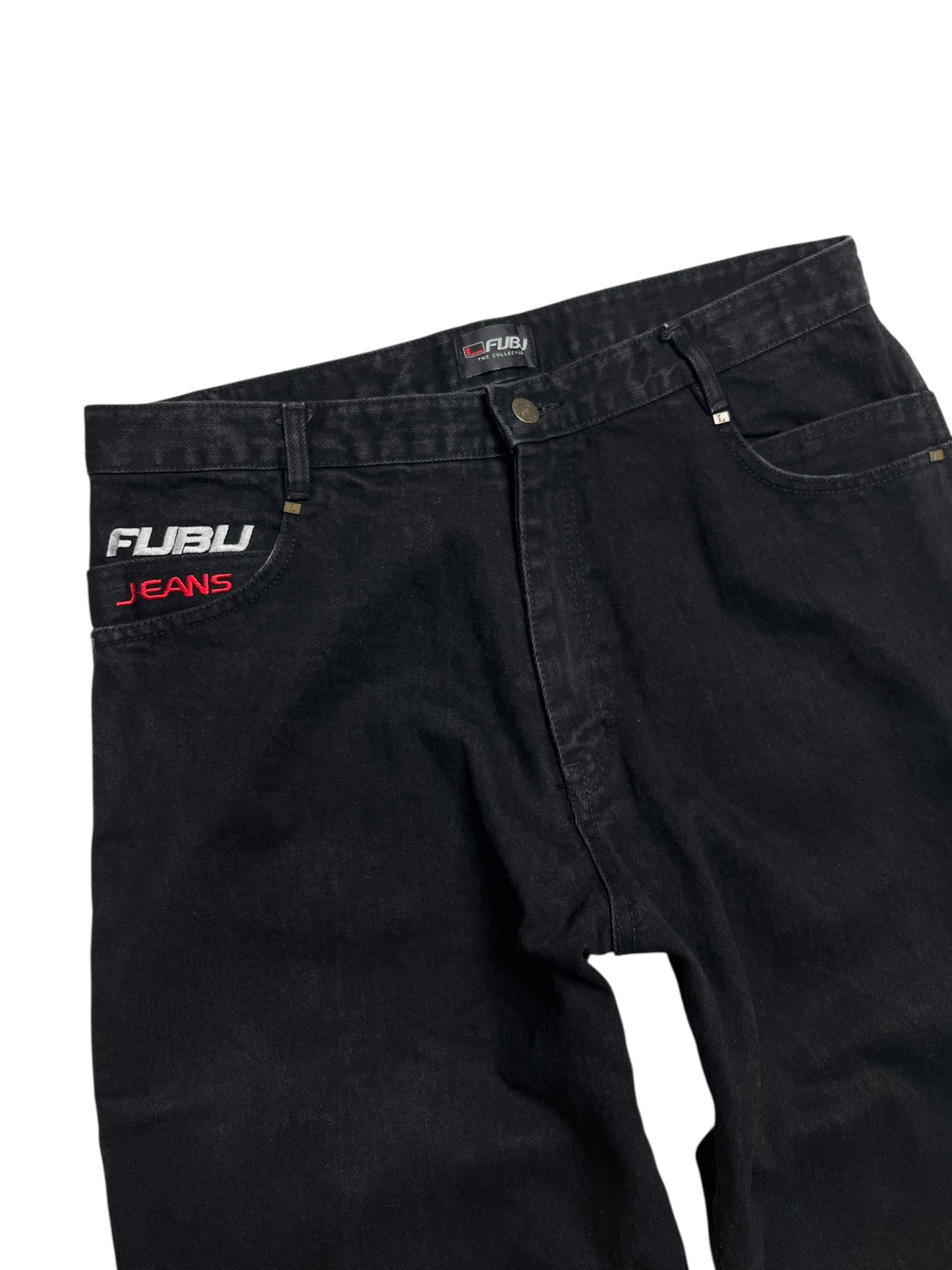 Y2K Fubu Carpenter Baggy Pant Negro- Talla 35