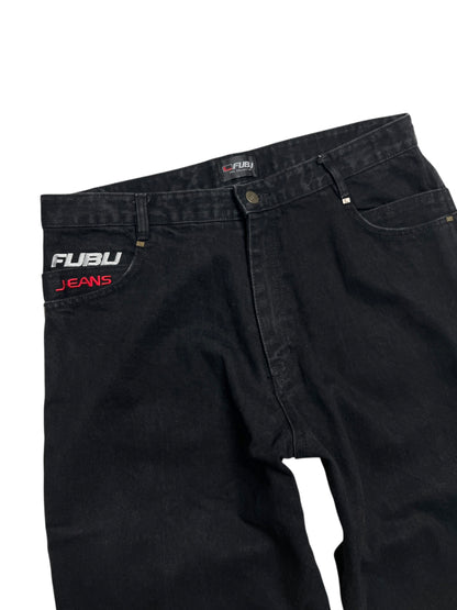 Y2K Fubu Carpenter Baggy Pant Negro- Talla 35