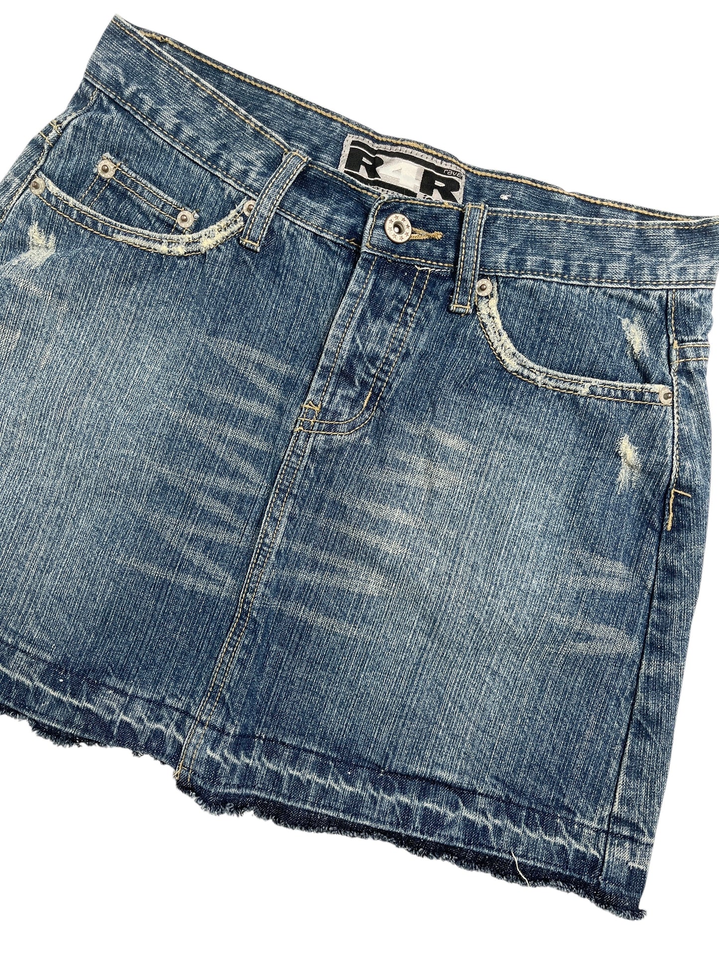 Y2K R4R Denim Falda Azul - Talla M