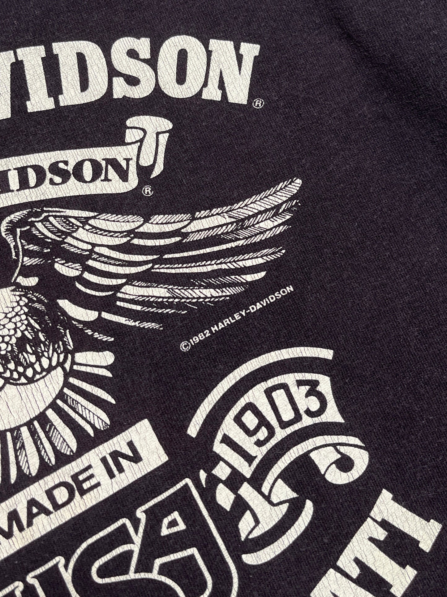 1988 Harley Davidson Cincinnati T-shirt - Talla L Boxy Fit