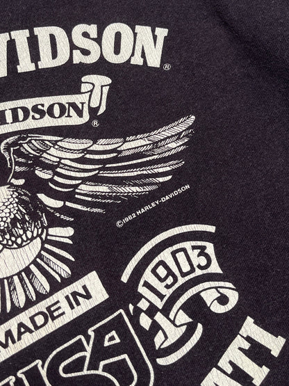 1988 Harley Davidson Cincinnati T-shirt - Talla L Boxy Fit