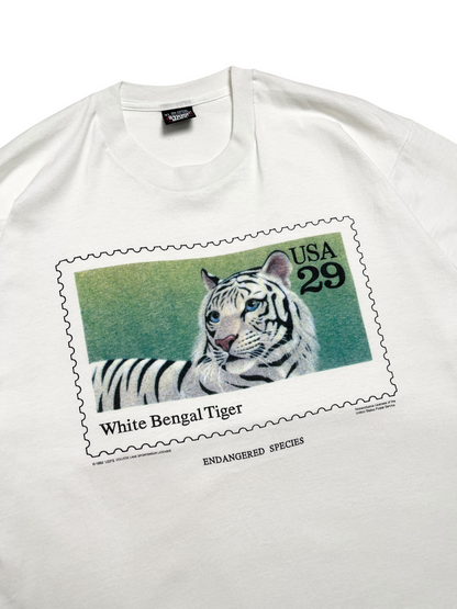 1992 White Bengal Tiger T-shirt - Talla XL
