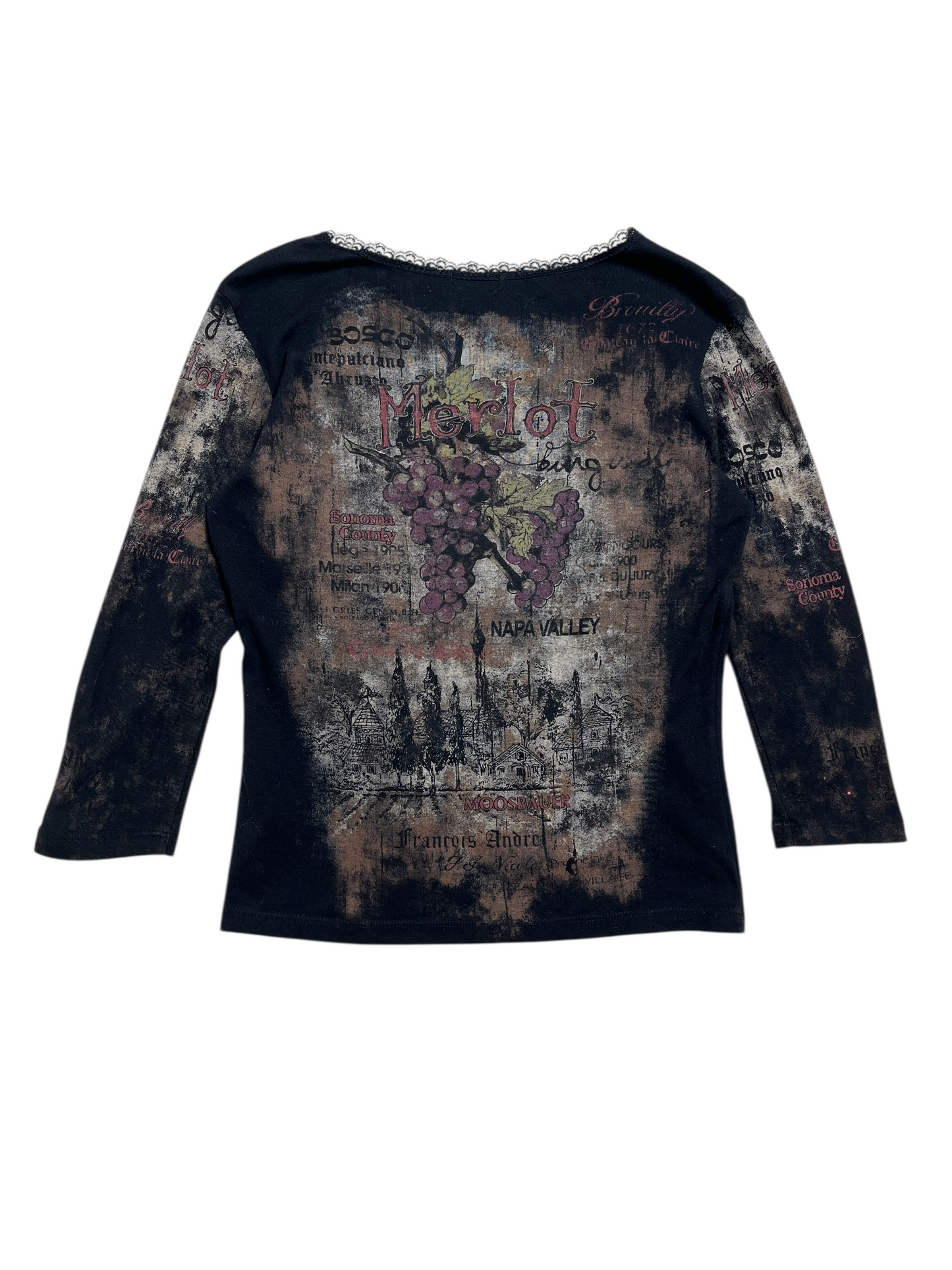 Y2K Cactus manga 3/4 Top - Talla S