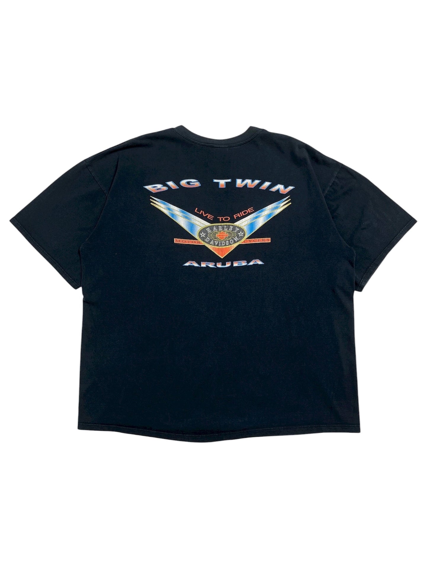 1999 Harley Davidson Aruba T-shirt - Talla XXL Boxy Fit