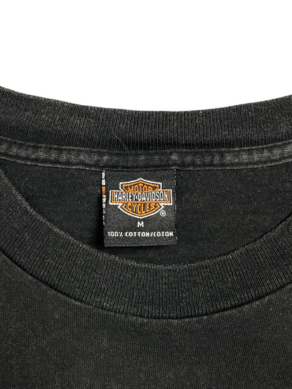 1990s Harley Davidson Midnight Howl T-shirt - Talla S