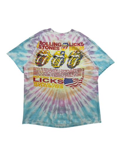 2002/2003 The Rolling Stones Licks World Tour T-shirt - Talla XL