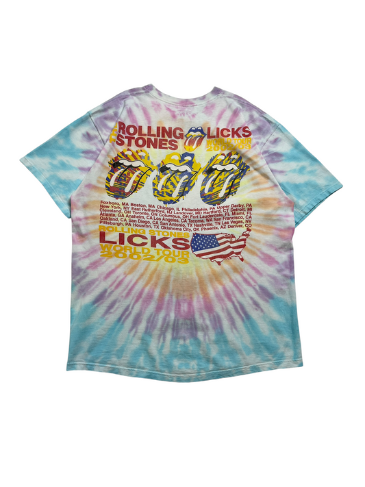 2002/2003 The Rolling Stones Licks World Tour T-shirt - Talla XL