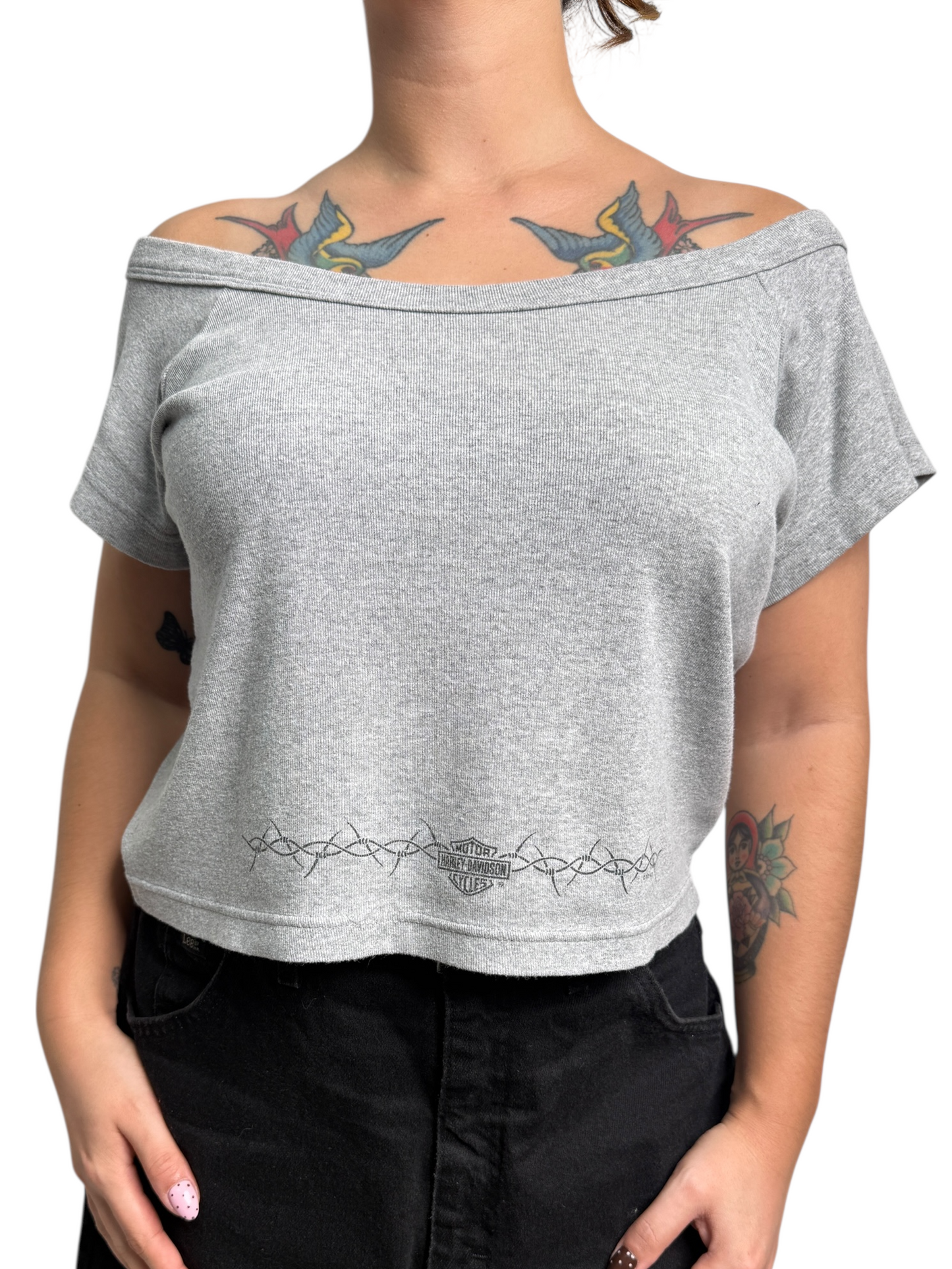 2002 Harley Davidson Crop Top - Talla XL