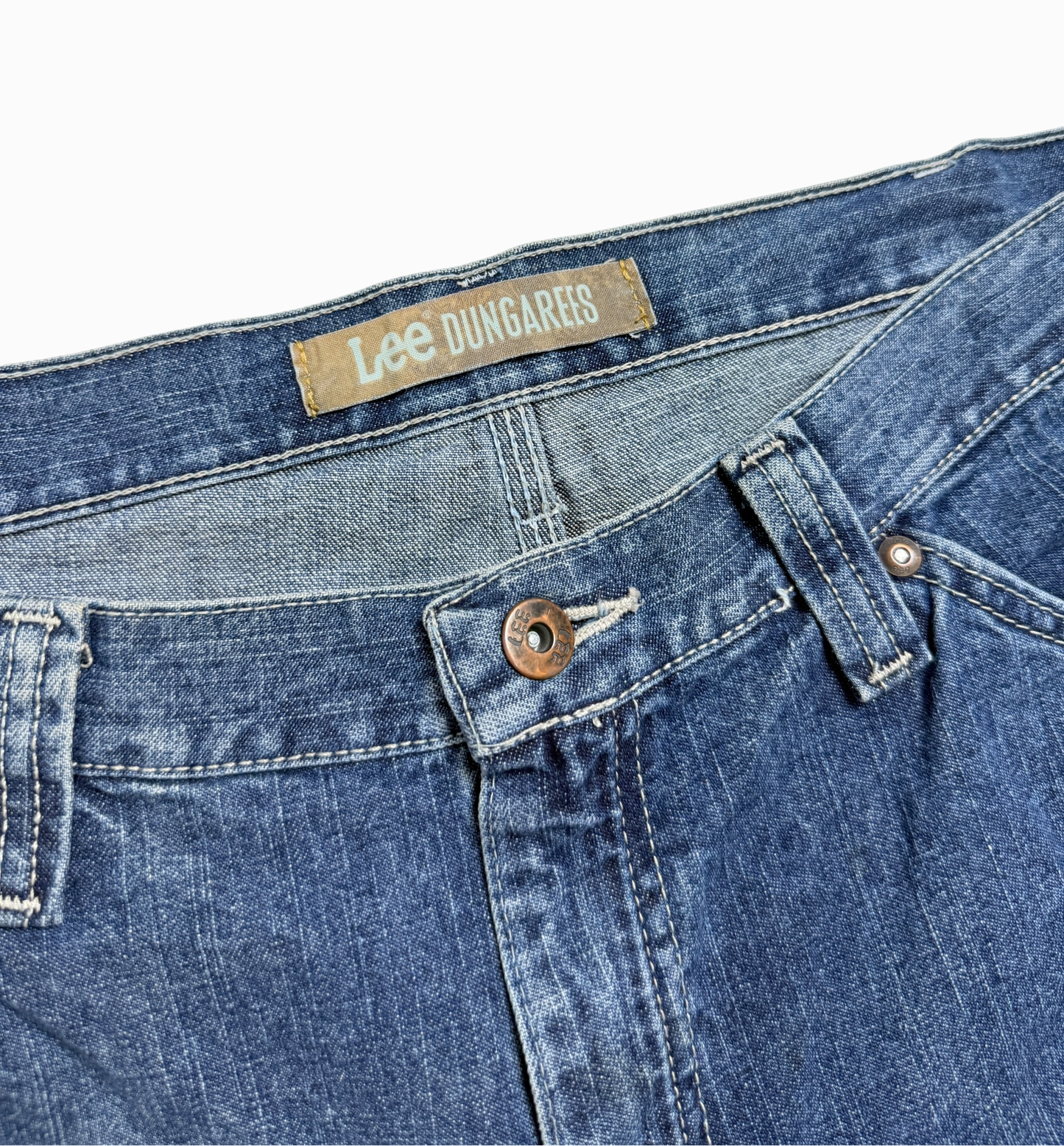 Lee Dungarees Carpenter Denim Short Azul - Talla W36