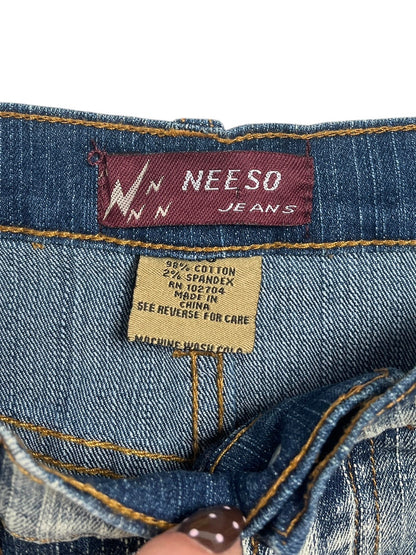 Y2K Neeso Denim+Camuflaje Falda - Talla S