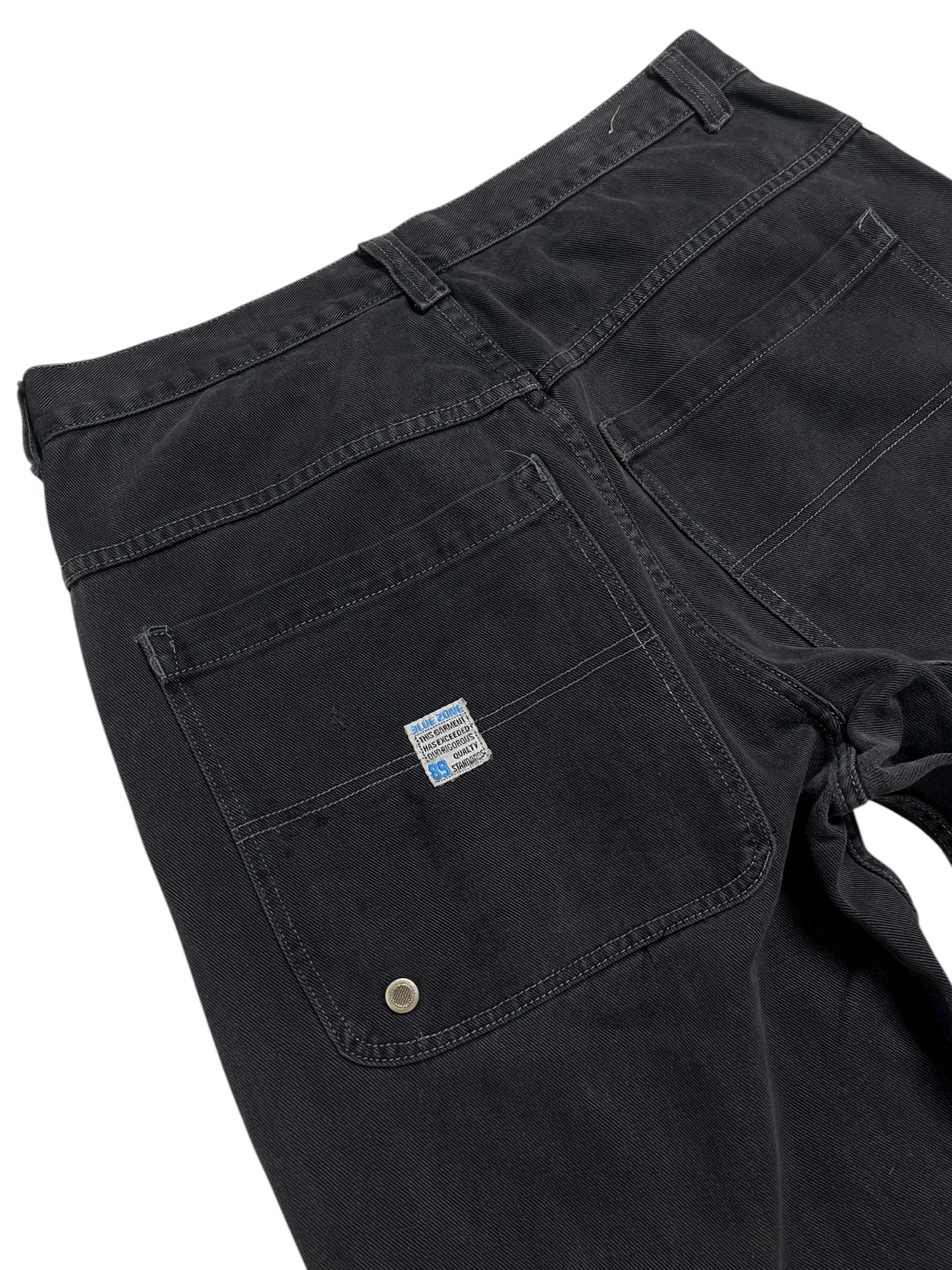 Blue zone Carpenter Denim Pant Negro - Talla 37