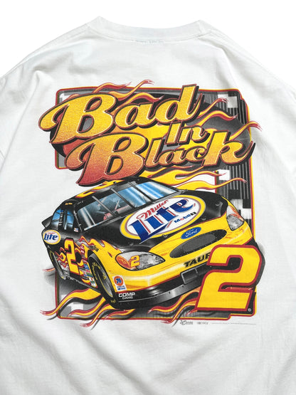 1990s NASCAR Rusty Wallace “Back In Black” T-shirt - Talla XXL